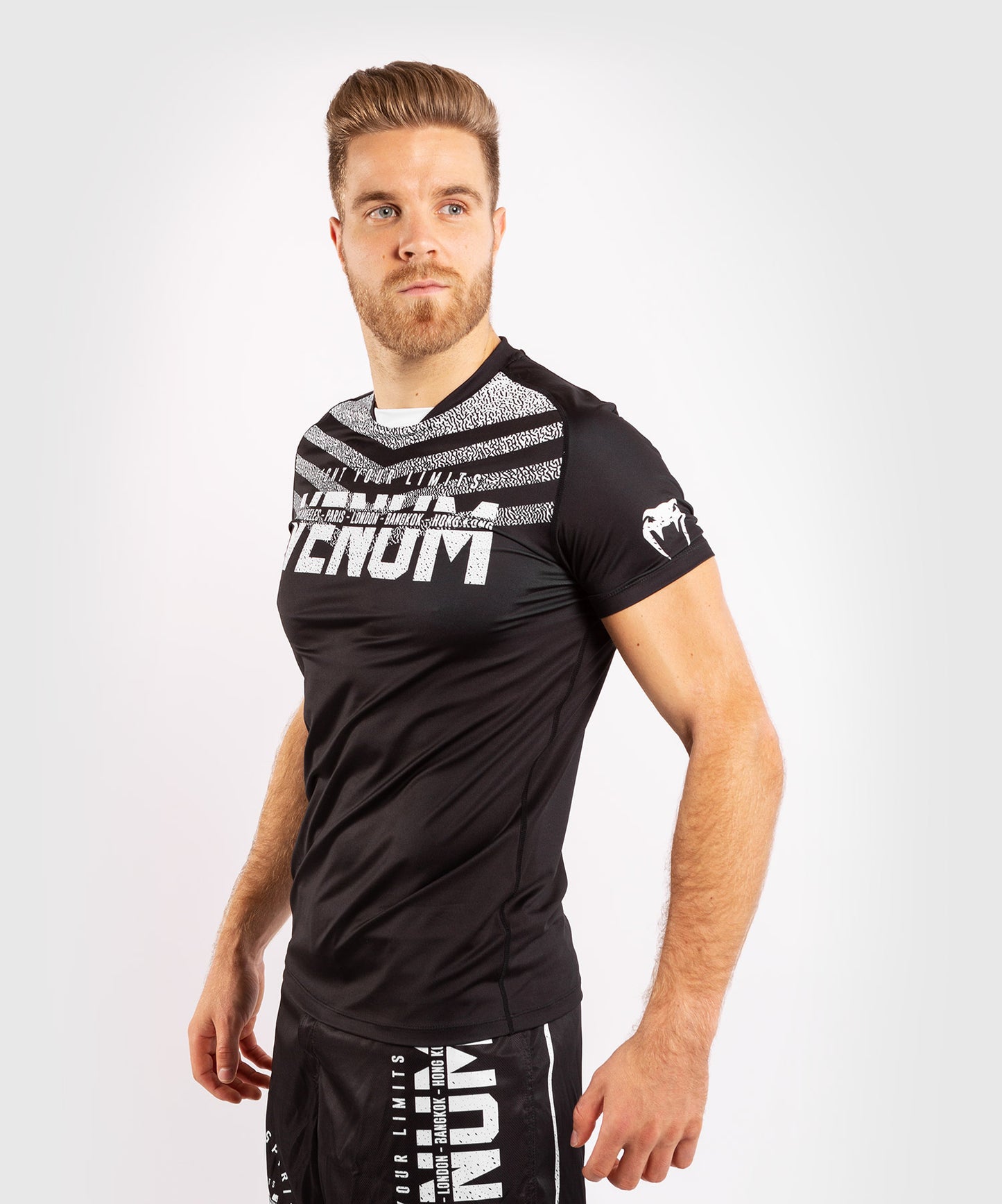 Venum Signature Dry Tech T-shirt - Black/White