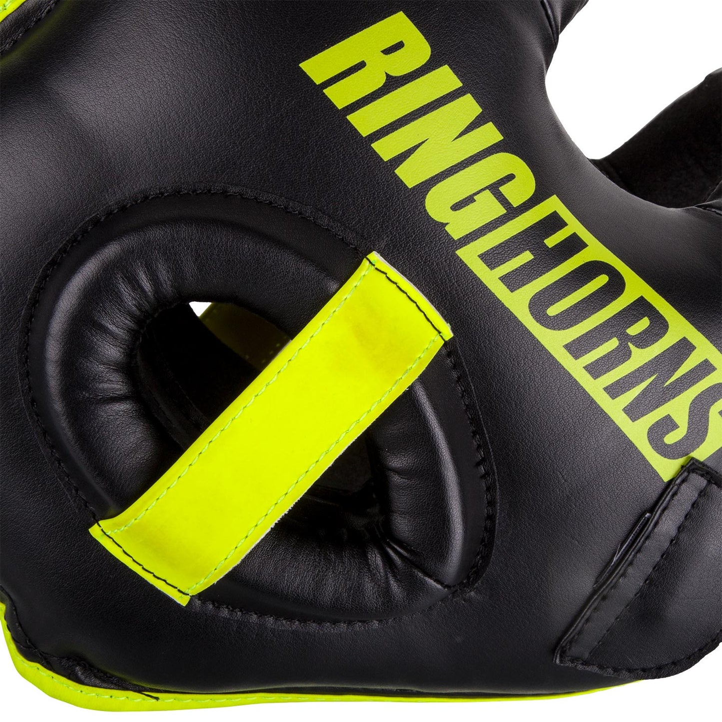 Ringhorns Nitro Headgear-Black/Neo Yellow