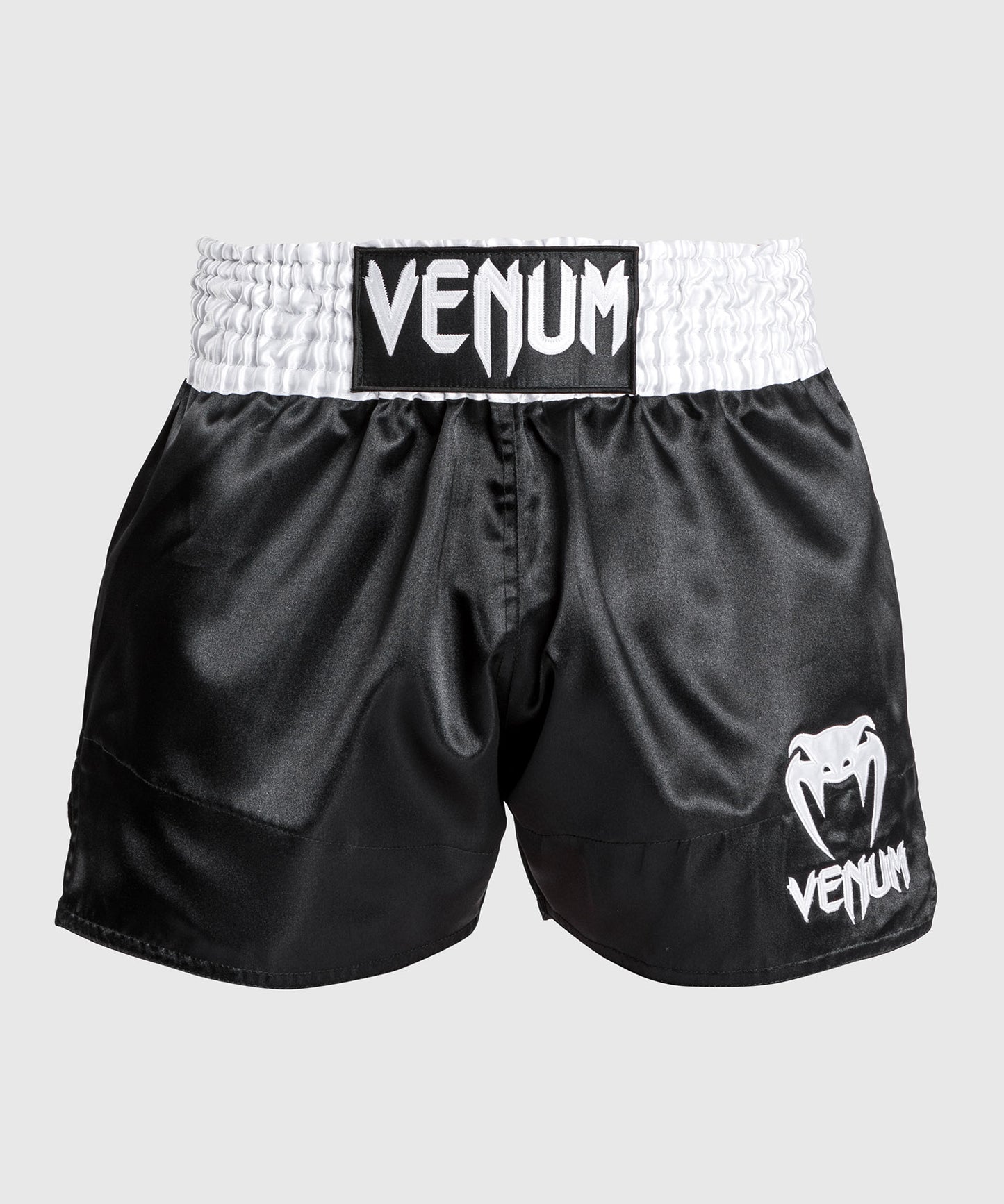 Venum Classic Muay Thaï Short - Black/White/White