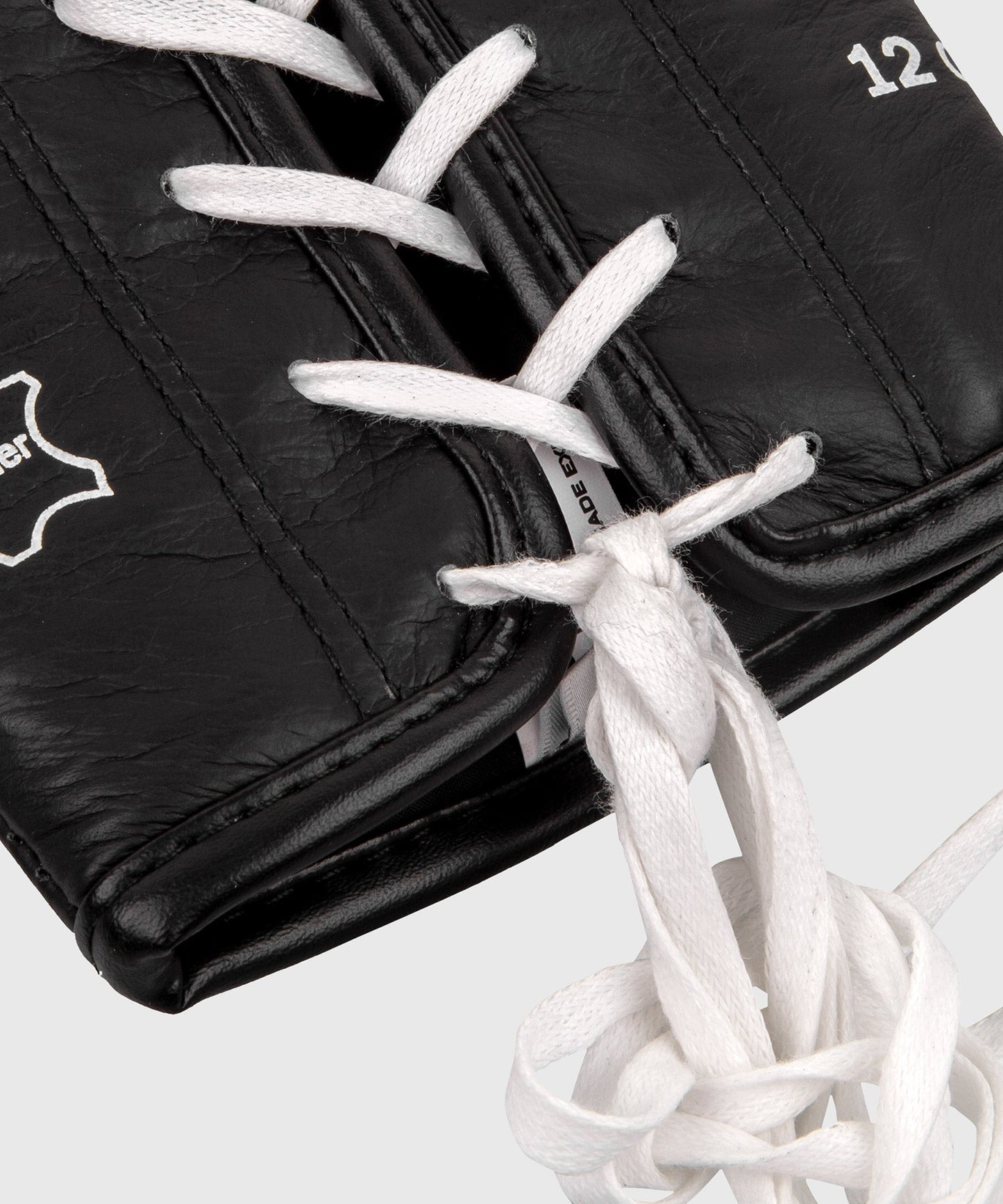 Venum Hammer Pro Boxing Gloves - With Laces - Black/White