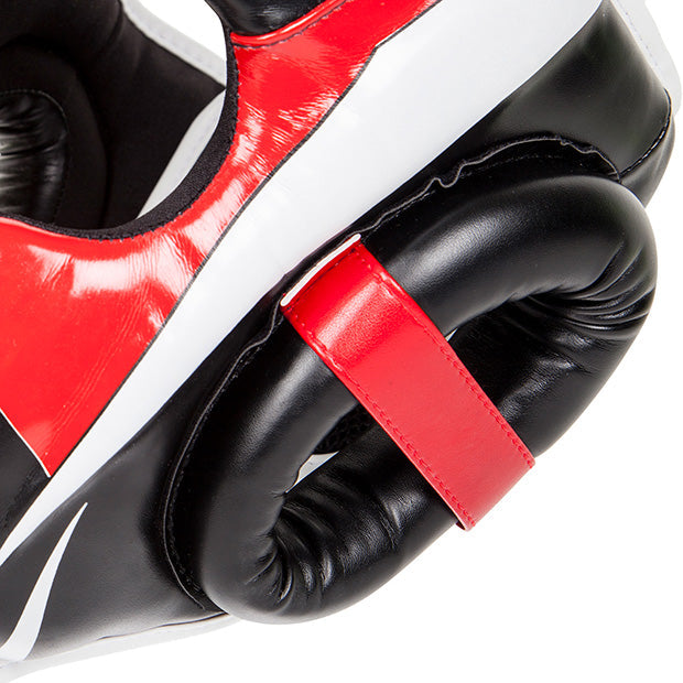 Venum Elite Headgear - Black/Red/Ice