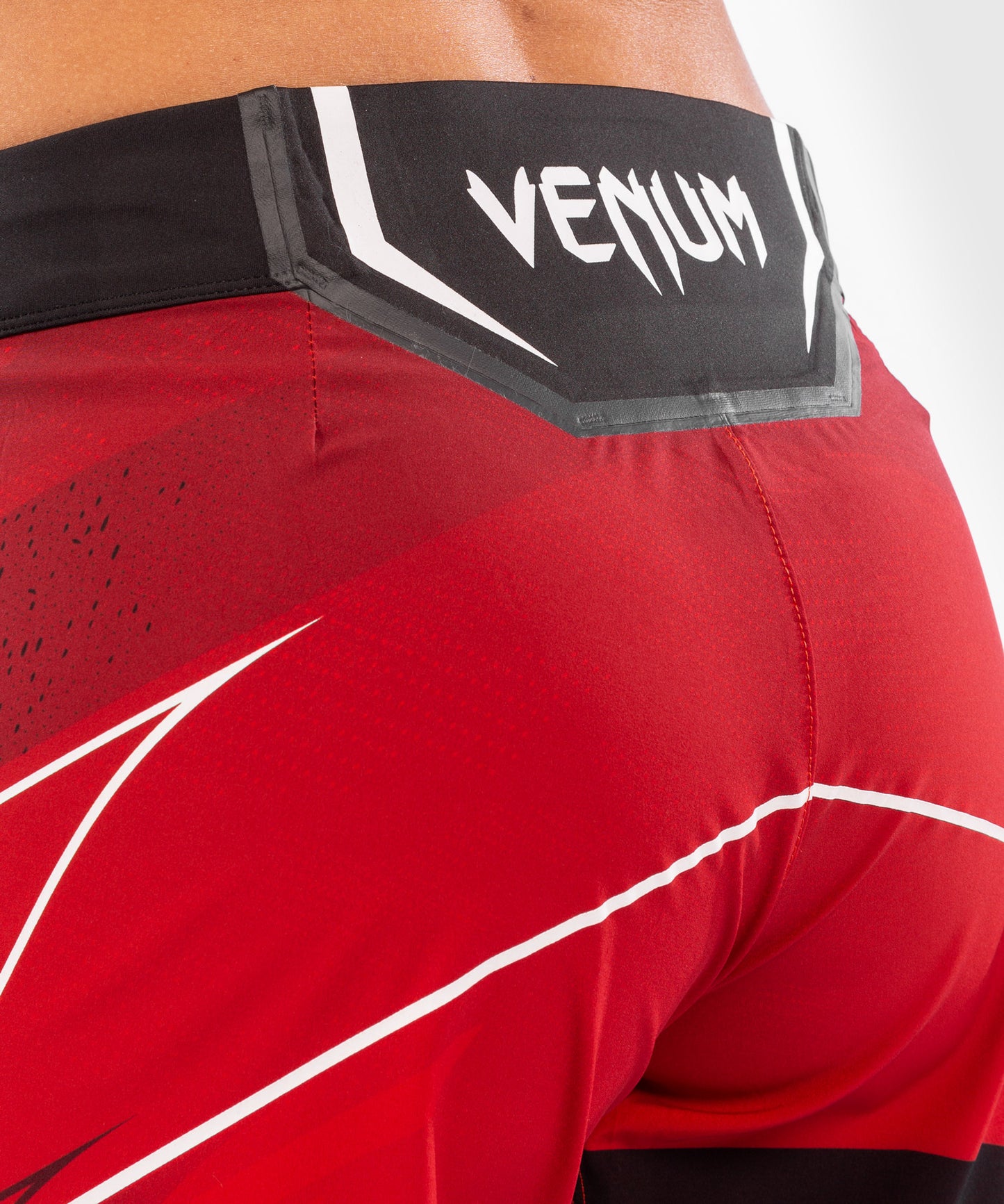 UFC Venum Authentic Fight Night Women's Shorts - Long Fit - Red
