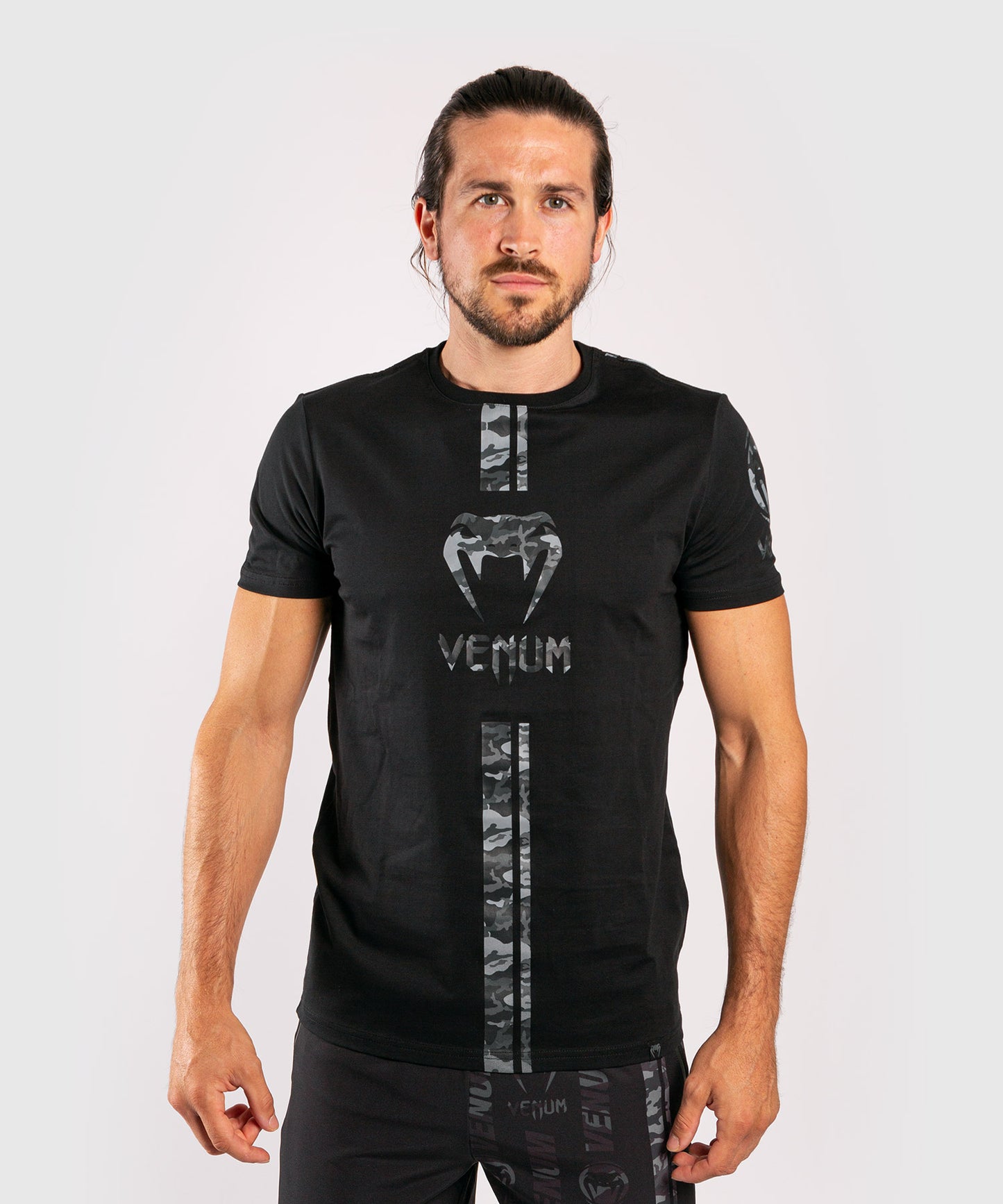 Venum Logos T-Shirt - Black/Urban camo
