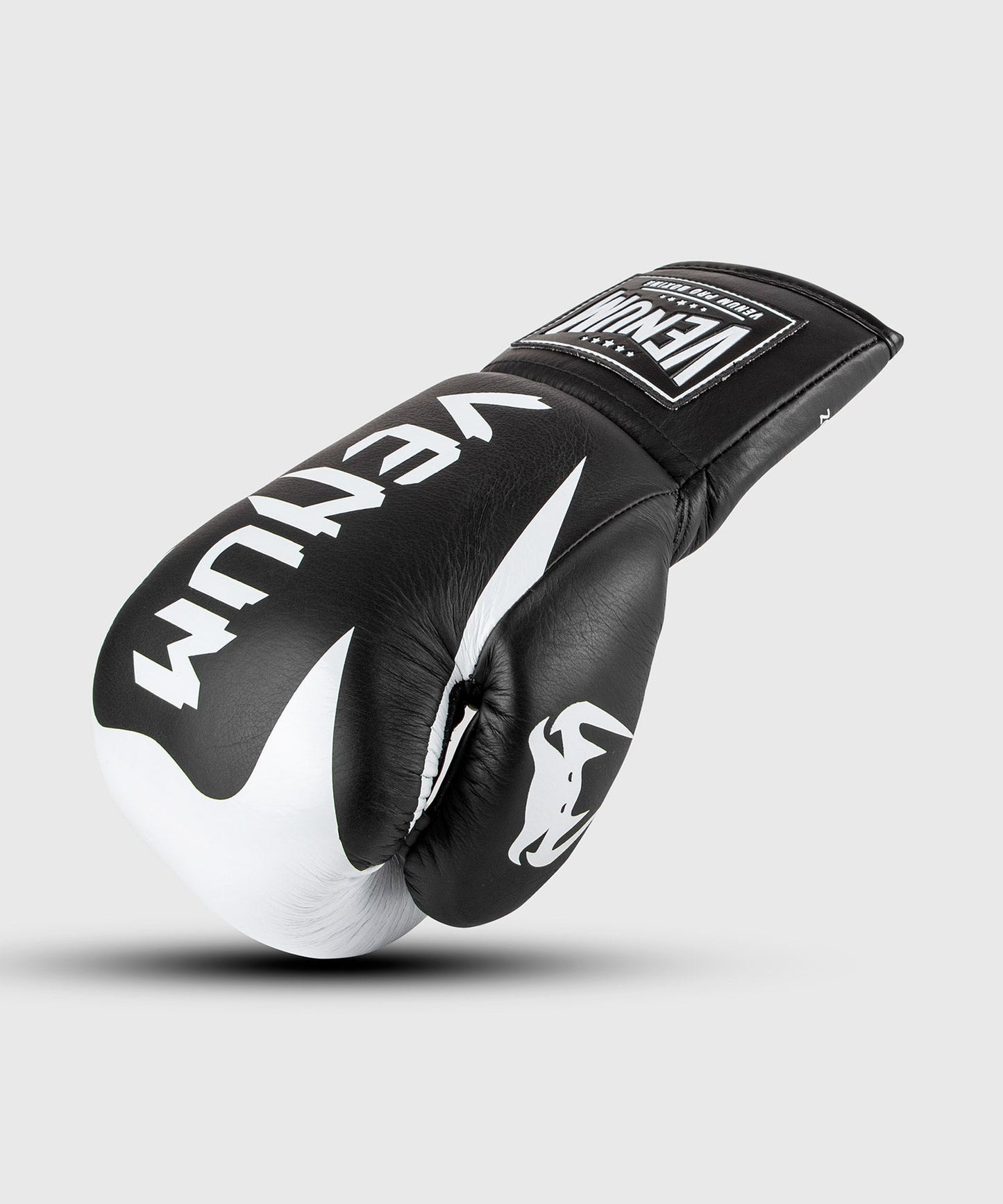 Venum Hammer Pro Boxing Gloves - With Laces - Black/White
