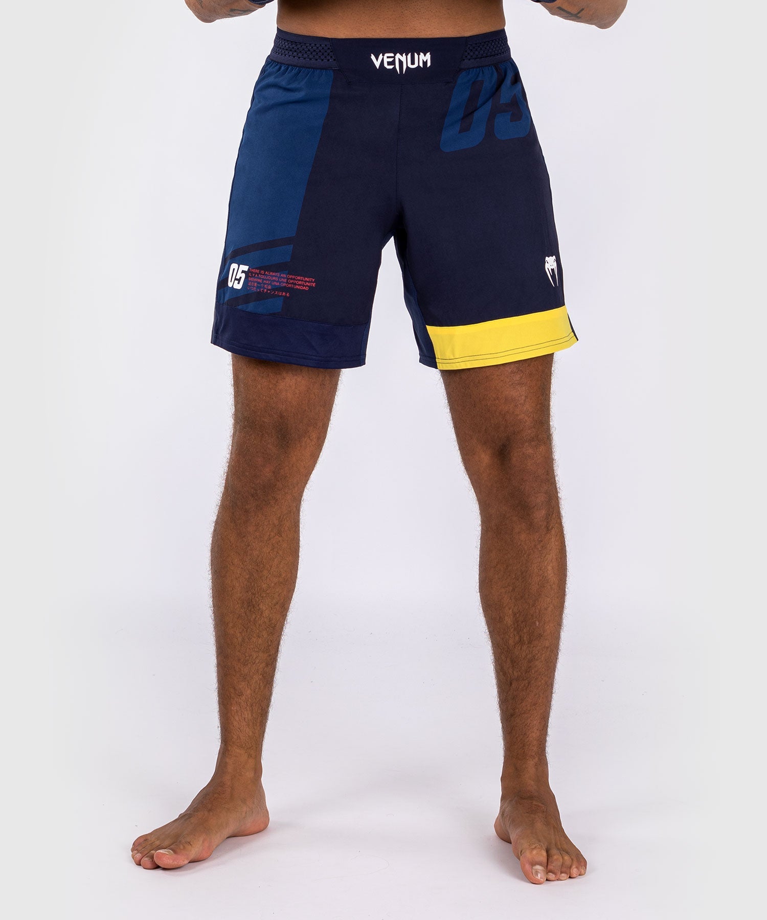 Short de Combat Venum Sport 05 - Bleu/Jaune - Shorts de MMA