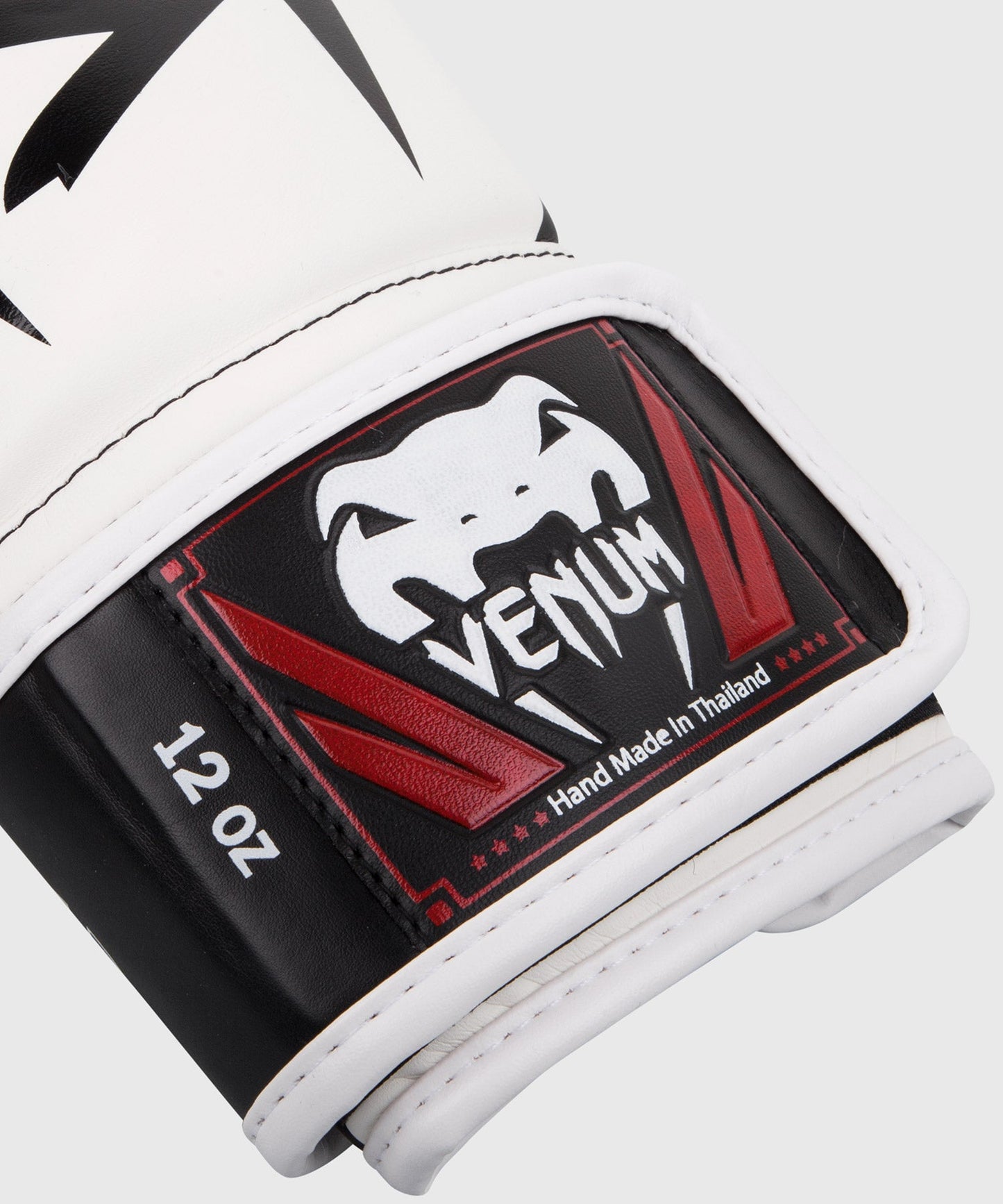 Venum Elite Boxing Gloves - White/Black/Red