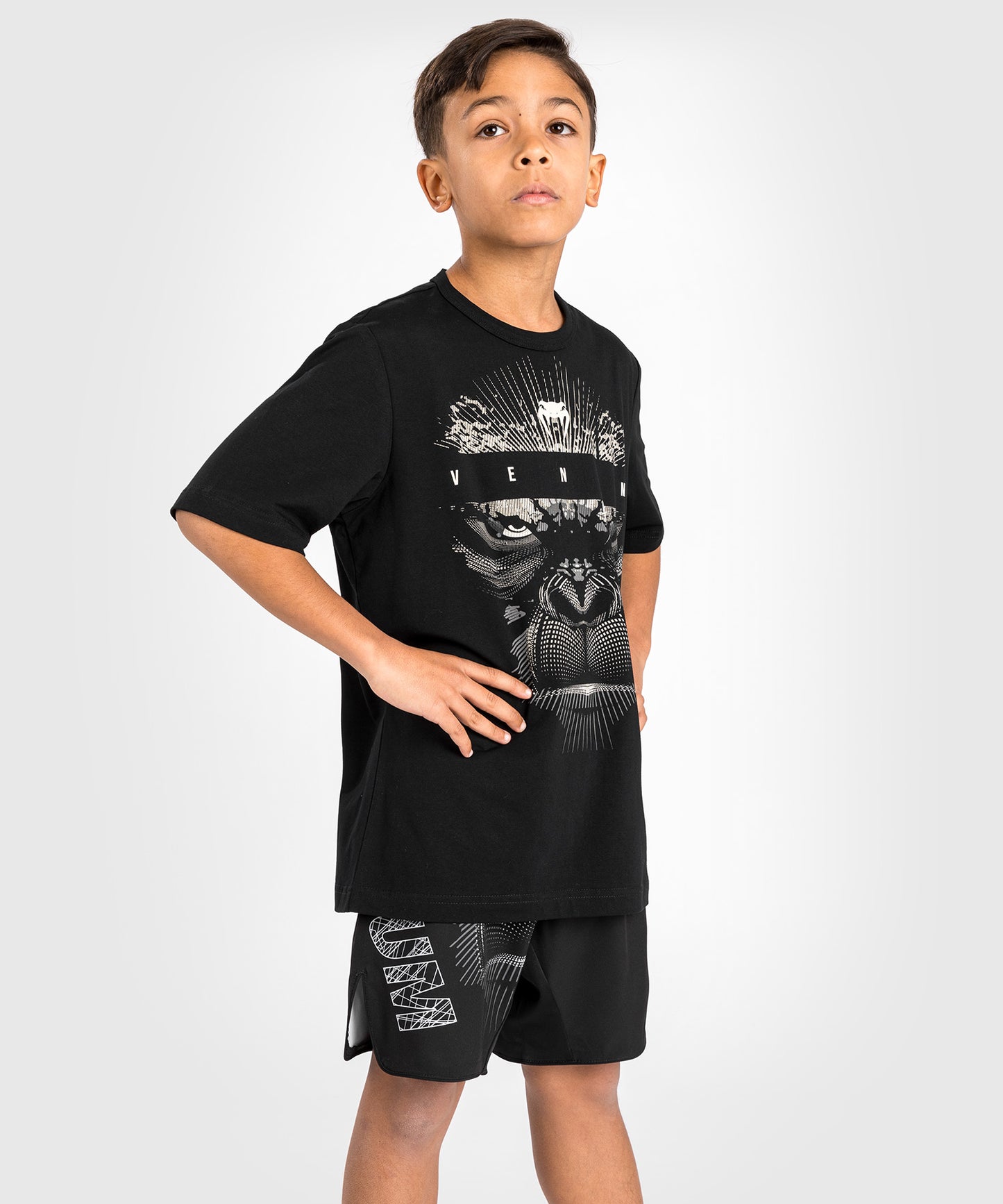 Venum Gorilla Jungle T-Shirt for Kids  - Black/White