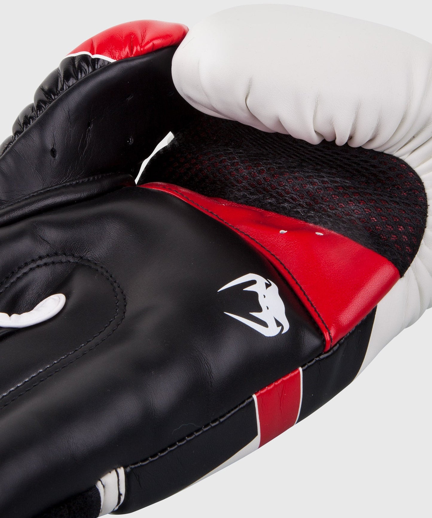 Venum Elite Boxing Gloves - White/Black/Red