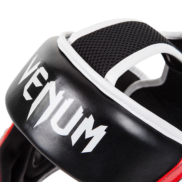 Venum Elite Headgear - Black/Red/Ice