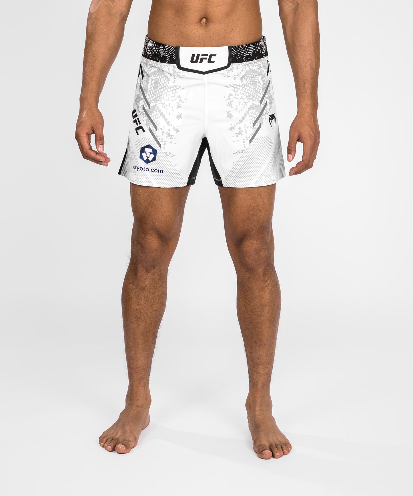 UFC Adrenaline by Venum Authentic Fight Night Men's Fight Short - Short Fit - White