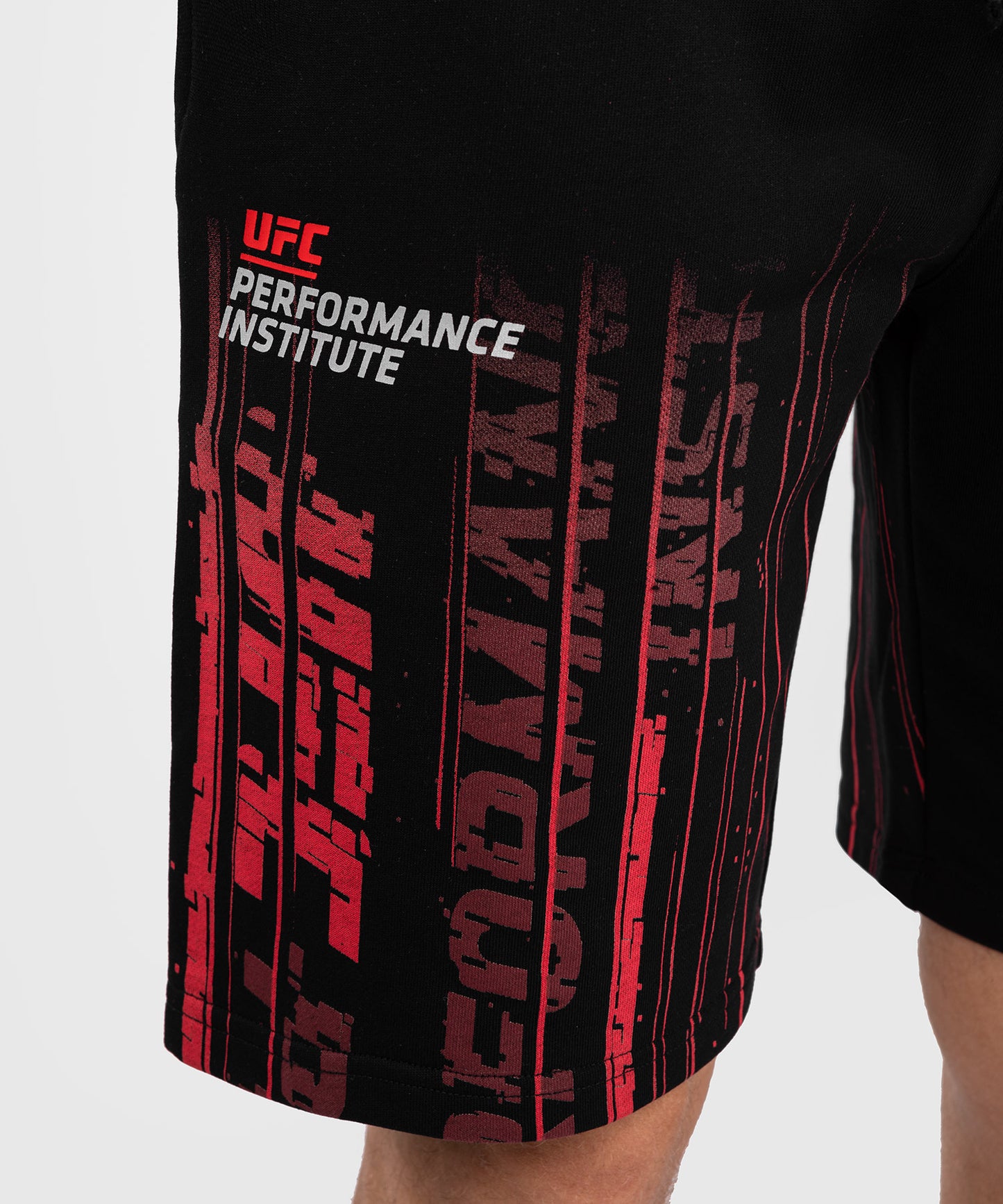 UFC Venum Performance Institute 2.0 Men’s Cotton Short - Black/Red