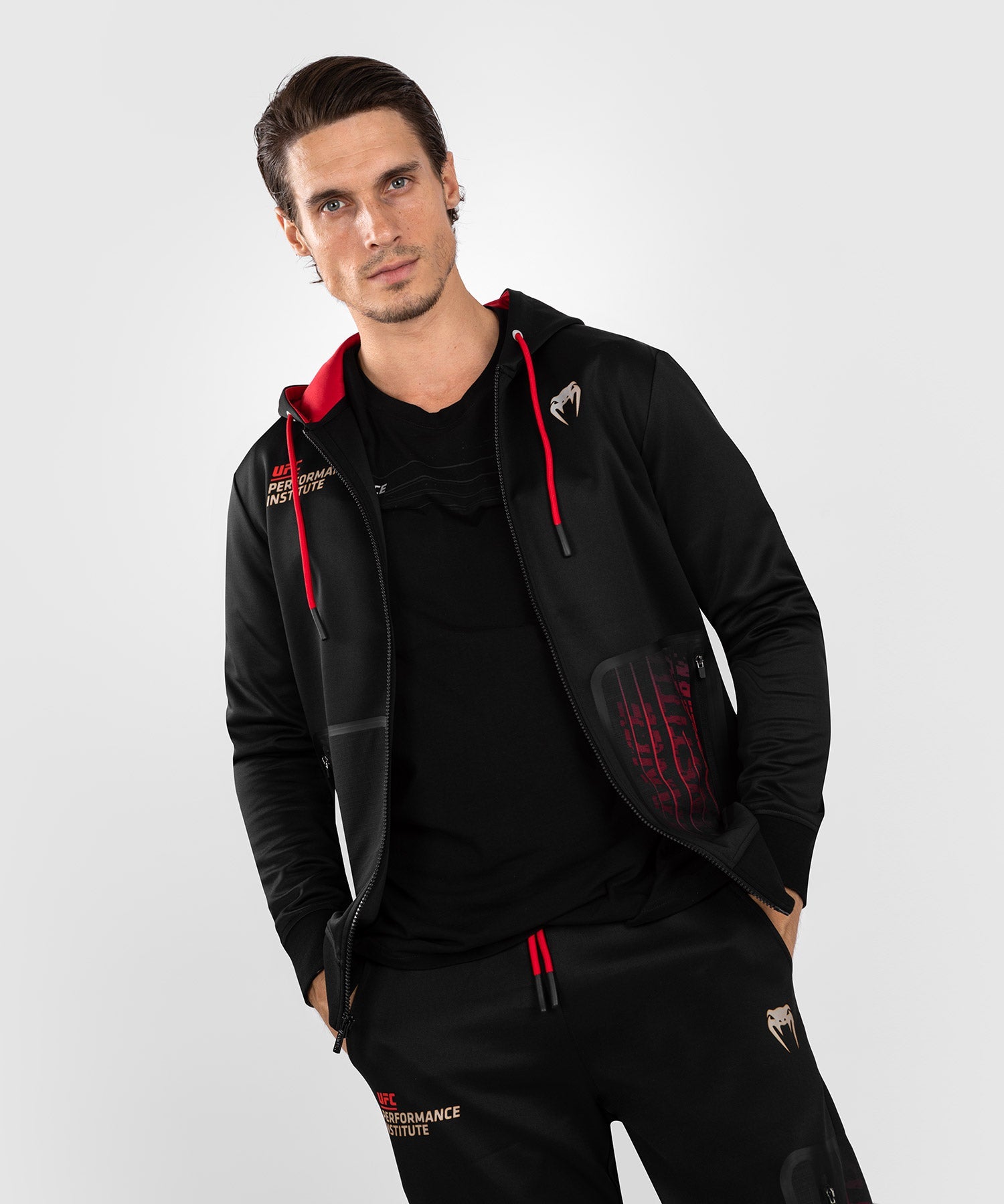 Ufc zip up hoodie top