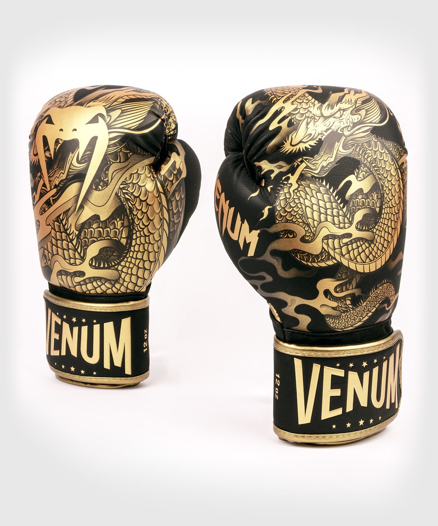 Venum Dragon's Flight Boxing Gloves - Black/Bronze